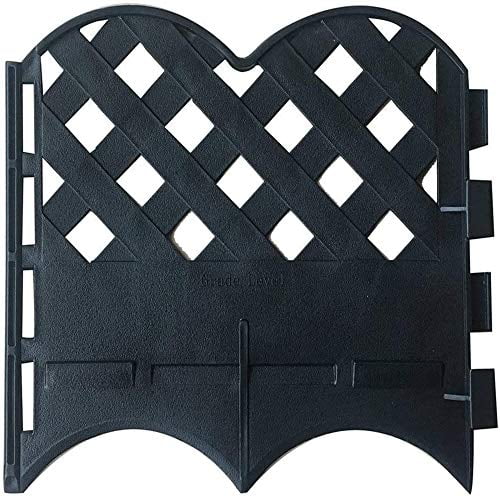 Abba Patio Garden Fence Recycled Plastic Landscape Edging 12 Sections 6