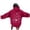 Red, variant on Women Sweatshirts Sunset Hoodie for Women | Beach Cozy Oversized Sweatshirt for Coastal and Surf Style Red S