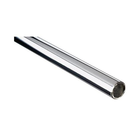 Knape & Vogt Tringle de Garde-Robe Ronde Extra Robuste 1 %.06x72 Po - Chrome