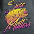 thumbnail image 3 of CafePress - Size Matters Women's Classic T Shirt - Women's Traditional Fit Dark T-Shirt, 3 of 4