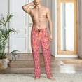 thumbnail image 2 of Rateoe Chocolate with Flowing Cream Pattern Men’s Ultra-Soft Comfy Pajama Lounge Pants Sleepwear,Comfortable Lounge Wear,lightweight Pajamas, Casual Home Wear-XX-Large, 2 of 6