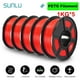 thumbnail image 3 of SUNLU 5KG 3D PLA/PETG/PLA PLUS/Filamento transparente 1,75 mm 5 rollos 1KG Impresora 3D Filamento 3D perfectamente enrollado para impresora 3D y bolígrafo 3D, 3 of 5