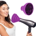 thumbnail image 2 of 1 PCS Silicone Hair Dryer Cover Travel Hairdryer Hair Dryer Diffuser Universal Hair Diffuser Attachment, 2 of 5