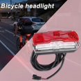 thumbnail image 4 of Electric bike front and rear light set input 36v 48v 60v built in speaker electric bike front and rear light, 4 of 5