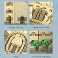 thumbnail image 6 of City Traveler Series Roman Colosseum Simulation Model Toy 1043pcs Micro Building Block Set DIY Assembly Best Gift For Home Decoration, 6 of 7