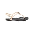 thumbnail image 2 of New Women Betani Liana-2 Leatherette T-Strap Rhinestone Slingback Flat Sandal, 2 of 6