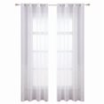 thumbnail image 1 of Coofit Rideau de Fenêtre en Polyester, Voilage pour Porte, Rideau à Poche pour Tringle pour Salon, 1 of 10
