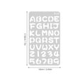 thumbnail image 5 of 20 Sheets of Letter Stencils for Painting on Wood Reusable Craft Stencils Letters Plastic Letters Stencils (A6), 5 of 7