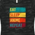 thumbnail image 4 of Inktastic Eat Sleep Anime Repeat Women's T-Shirt, 4 of 5