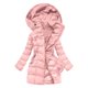 thumbnail image 2 of Parkas de manga larga de invierno para mujer, chaqueta de plumón alargada y gruesa de longitud media, abrigo para mujer, 2 of 9