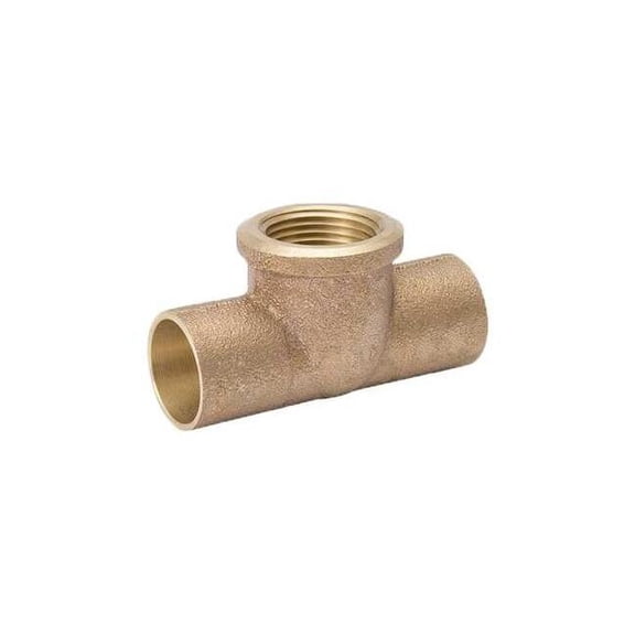 Streamline Reducing Tee,Copper,1" Tube,CxCxFPT A 01570NL