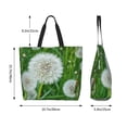 thumbnail image 5 of Rocae Dandelion Flower In The Meadow for Big Capacity Shoulder Bag with Pockets,Tote Bag for Women Handbag, 5 of 8