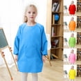 thumbnail image 2 of YUEHUA Kids Art Smock Long Sleeve with Pocket Waterproof Kid Back to School Paint Apron Full Cover Smock for Toddler Boys and Girls Age 3-12, 2 of 8