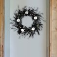 thumbnail image 1 of Corona de Halloween Perfecl con calabaza blanca 50 cm, 1 of 8