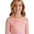 thumbnail image 3 of Justice Girls' Long Sleeve Ombre Print Leotard, Sizes XS-XL, 3 of 5