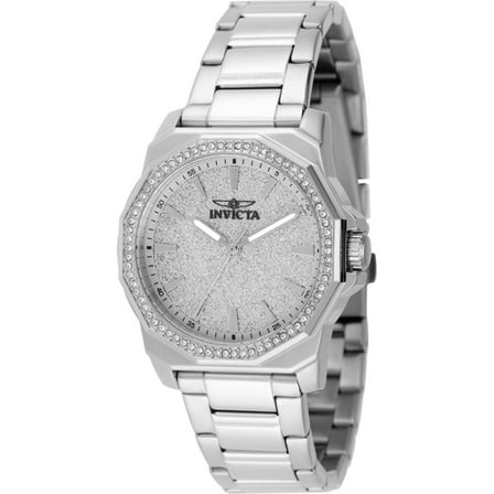 Invicta 49128 Women's Speedway Silver Glitter Dial Bracelet Watch