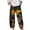 Yellow, variant on Bigersell Ripped High Waist Pants for Women Full Length Pants Women Printing Ankle-Length Pants Pokets Casual Elastic Trousers Long Harem Pant Ladies Ease into Comfort Pants