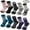 Black series, variant on Loritta 10 Pairs Warm Wool Socks for Women Thick Knit Thermal Boot Crew Winter Warm Socks Size 6-10