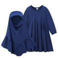 thumbnail image 1 of Ketyyh-chn99 Vêtements pour Bébé Fille Robe d'Été Robe Longue pour Bébé Fille 7-8 Ans, Bleu, 1 of 6