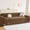 Chocolate, variant on decorUhome Sofa cover for 3-Cushion Couch, Washable Slipcover with Tassels, Soft Chenille Couch Cover for Pets & Kids, Home Decor (Gery, 71" x 118")