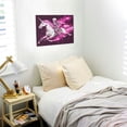 thumbnail image 5 of Gukieu Skull White Horse Print Horizontal Canvas Decorative Painting 12x16 Inch Shrinkage Resistant Frame Hanging Home Wall Art Decor, 5 of 6