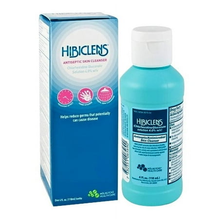 Hibiclens Antiseptic Skin Cleanser 4% CHG, 8 oz Bottles, 3 Pack – Hospital-Grade Hand & Skin Antimicrobial Wash