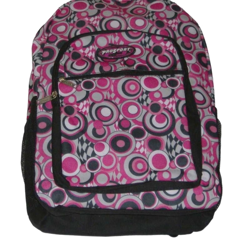 Pink Polka Dot Backpack Sport School Travel Dot Back Pack  display picture 2