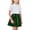 Green, variant on BFHHYA Girls Leather Pleated Mini Skirts Kids Flared Skater Skirt High Waisted A Line Skirts Prom Party for Girls Size 4-15 Years