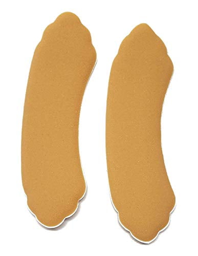 Foot Petals Women's Heavenly HEELZ Back of Heel Cushion-W, Buttercup, Medium