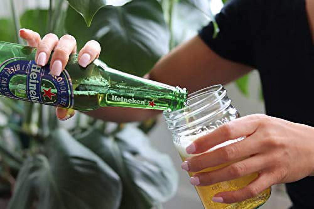 Malt Beverage Heineken 0.0 Non Alcoholic Beer Pack of 12 Glass Bottles 11oz/331ML هينيكن بيرة بدون كحول