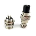 thumbnail image 5 of Aviation Connectors 5A, Lsgoodcare 30Pcs GX12-5 Pin Metal Aviation Plug Kit, Including 12MM 5 Pin Plug Thread Male Female Panel Wire Socket and Aviation Plugs Cap (GX12-5), 5 of 5