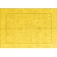 thumbnail image 1 of Ahgly Company Indoor Rectangle Oriental Yellow Traditional Area Rugs, 7' x 9', 1 of 4