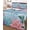 SkyBlue, variant on Full Size Quilt Bedding Set, Summer Sea Coral Reversible Summer Quilt 3 Pieces, Nautical Coastal Seaweed Starfish Watercolor Lightweight Bedspreads Coverlets with 2 Pillow Shams for All Seasons