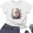thumbnail image 4 of Weiqiqre Summer Tops for Women Happy Easter T Shirt Easter Bunny Shirt Cute Rabbit Graphic Tee Gift Spring Tees Tops, 4 of 4