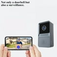 thumbnail image 3 of senveriont Smart Video Doorbell Rechargeable Wireless Intelligent Bell for Digital Audio Night Button Bells Home Outdoor Gray, 3 of 6