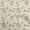 thumbnail image 1 of oneOone Velvet Light Peach Fabric Kids Princess Castle Sewing Craft Projects Fabric Prints By Yard 58 Inch Wide, 1 of 4