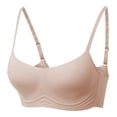 thumbnail image 1 of Cinvoph Womens Wireless Bras Adjustable Straps T Shirt Bra Bralettes Comfortable Breathable Everyday Bra, 1 of 7
