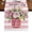 White Light Pink Cherry Pink, variant on Table Runners 72 Inches Long Dress Scarves, Valentine's Day Farmhouse Kitchen Table Runner, Coffee Tablerunners, Roses Flowers Pink Stripes Country 16x72 Inch