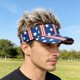 thumbnail image 4 of Gorra de béisbol patriótica con bordado de estrellas y rayas | Gorra unisex ajustable para eventos al aire libre y celebraciones festivas | Gorra de verano con protección solar para hombres y mujeres, 4 of 5
