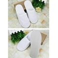 thumbnail image 1 of 10 Pares De Zapatils Desechables Bncas Con Punta Cerrada - Apto Para Mayoría De Hombre Mujeres - Cómo / Antideslizantes - Para Colco Zapatillas desechables, 1 of 8