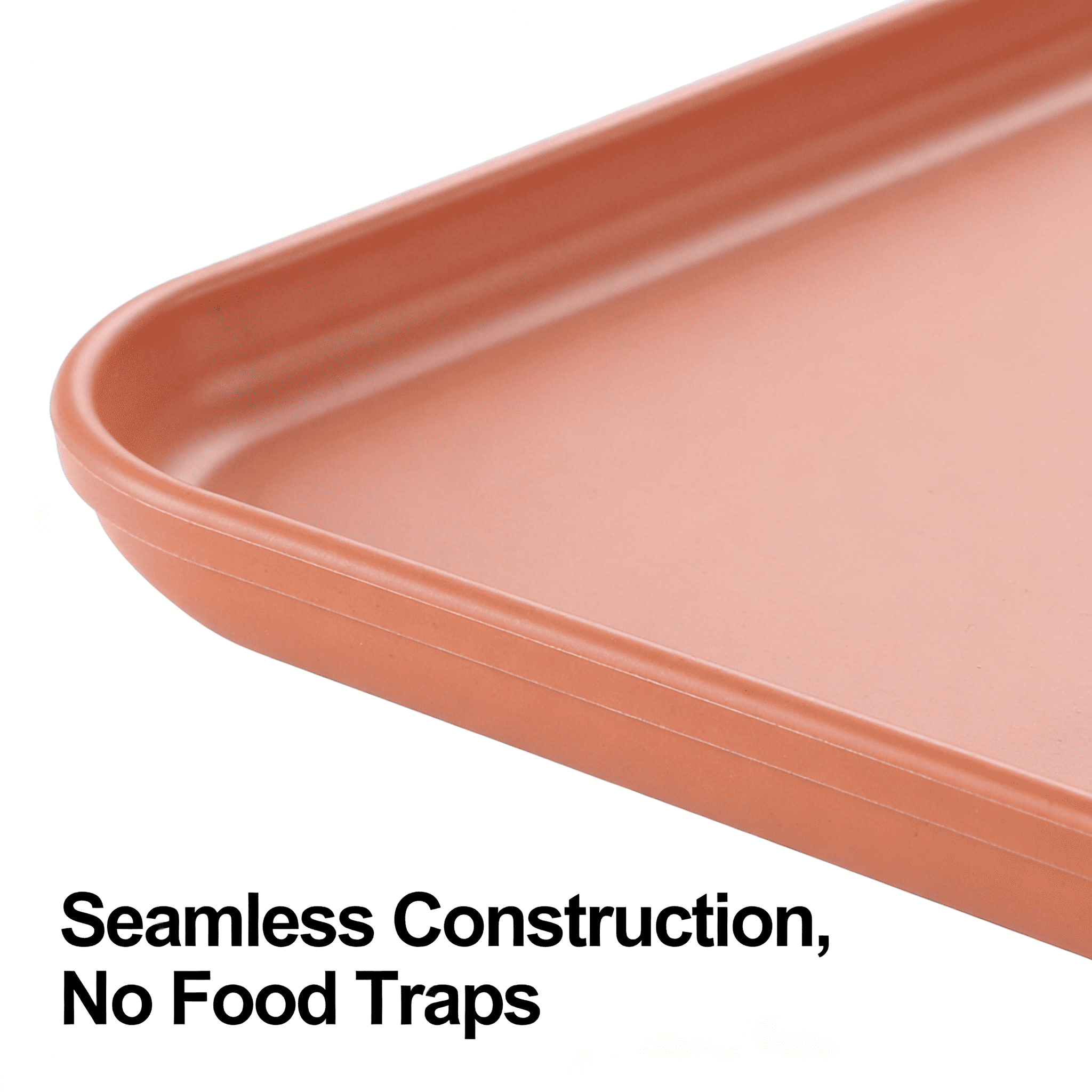 ACDANC 2026 New 2Pcs Baking Sheets Multipurpose Design Non Stick Cookie Baking Sheet for Cookies Bread Cakes Pastries Seamless Construction Cake Pans