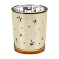 thumbnail image 2 of Zawou Mercury Glass Star Candle Holder Cup, Shimmering Gold Tealight Votive for Christmas, Wedding, Romantic Dinners, and Holiday Table Decoration, 2 of 7