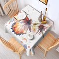 thumbnail image 2 of Butterfly Square Tablecloth 52x52in-Waterproof Polyester Printed Table Cover, Wrinkle Resistant & Washable for Kitchen Dining Picnic Party Decor, Buffet Table, Holiday Party, Dinner, Wedding, 2 of 6