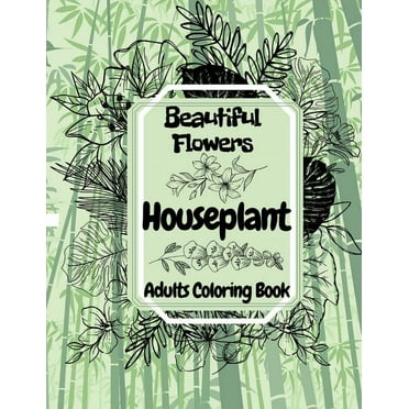 Modern Flowers Coloring Book - Walmart.com