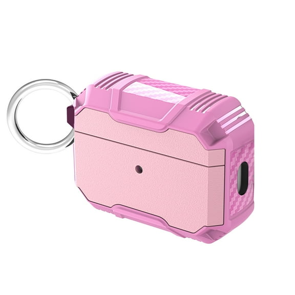 JTCASES for AirPods Pro 2nd Generation 2022 Case, Transparent Wireless Charing Protective Skin Girl Women with Keychain for Apple AirPods Pro 2nd 2022, M-Pink