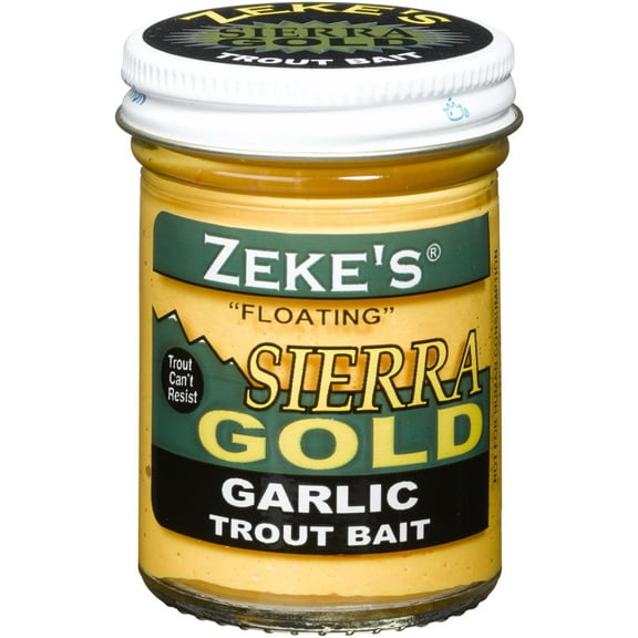Atlas Mike's Zeke's Sierra Gold Trout Dough Bait, Garlic, Yellow