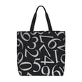 thumbnail image 1 of Balery Numbers Bolsa de Mano para Mujeres con Cremallera, Bolsa de Gimnasio con Compartimentos, Bolsa para Laptop, Bolsa para Trabajo, 1 of 7