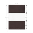 thumbnail image 2 of Covers & All Outdoor Clear Panel Curtain, 12 oz Vinyl Outdor Curtains for Patio, Waterproof & Weather Resistant Tarp with Brass Grommets for Pergola, Porch, Gazebos, Balcony (12'H x 8'W feet, Coffee), 2 of 6