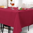 thumbnail image 3 of Mantel Rectangular - Mancha Resistente Arrugas Resistente Manteles, Comedor Mantel para Boda Picnic Interior Exterior Mesa rojo 60 x84, 3 of 9