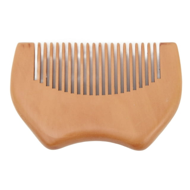 Peine de madera ANGGREK de Bolsillo Portátil de Dientes anchos Ergonómico Para hombres